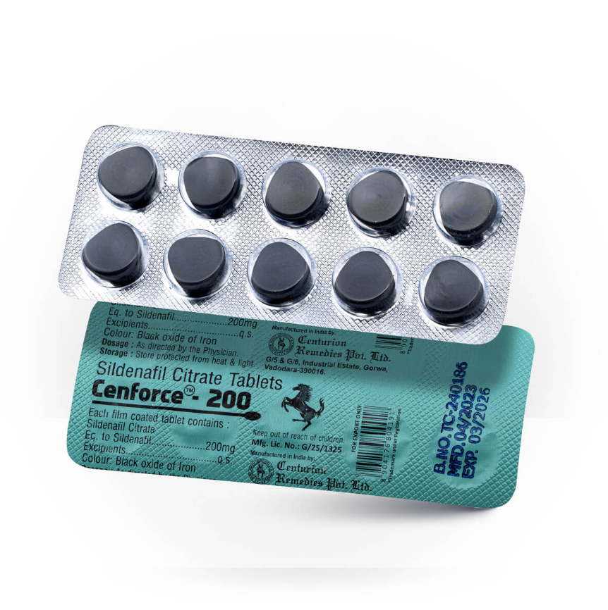 Cenforce 200 - Folie 10 pastile